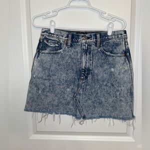 Abercrombie & Fitch Blue Denim Mini Skirt